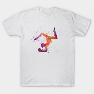 Rhythmic Gymnastics woman silhouette T-Shirt